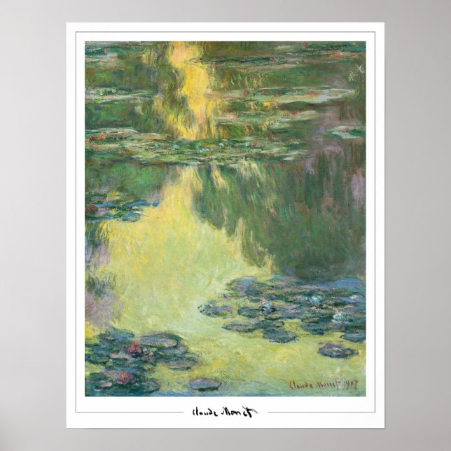 Póster Claude Monet Zedign Art Poster #11 (Frente)