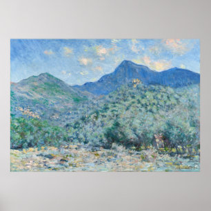 Póster Claude Monet's Valle Buona, Near Bordighera (1884)