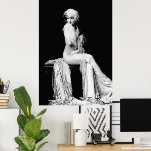 Póster Claudia una chica del Teatro Ziegfield con poca ro