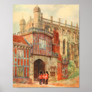 Póster Claustros de herradura, castillo de Windsor,