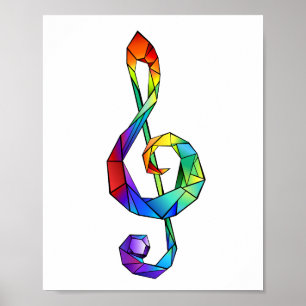 Póster Cláusula musical del arcoiris