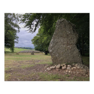 Póster Clava Cairns-Inverness, Escocia