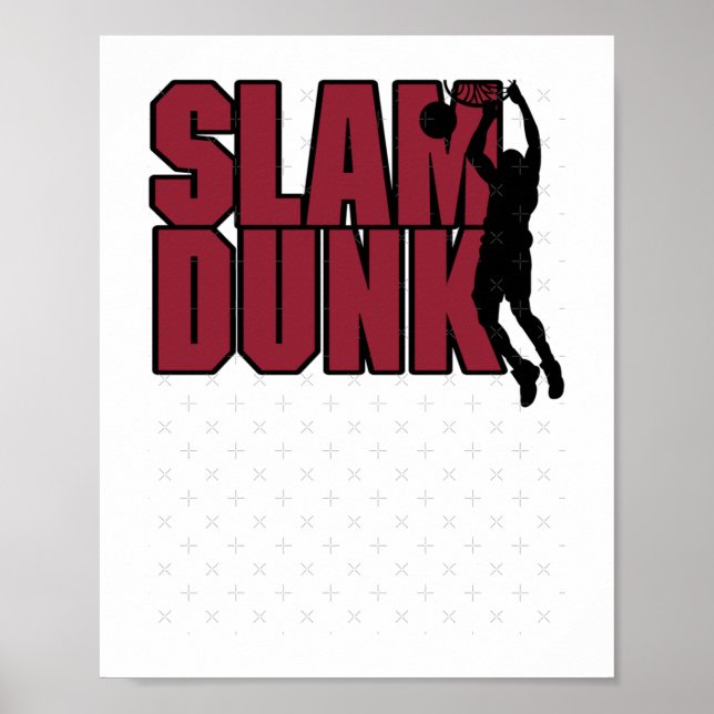 Póster Clavada de baloncesto  (Frente)