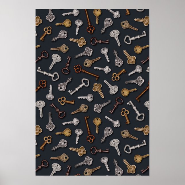 Póster Claves antiguas y antiguas (Frente)