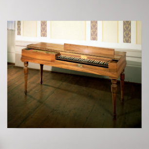 Póster Clavichord, alguna vez propiedad de Franz Joseph H