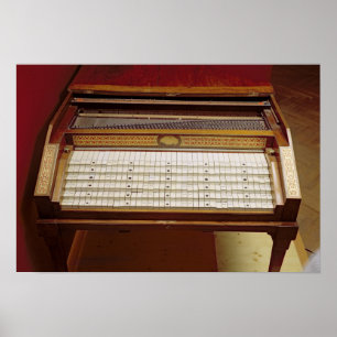 Póster Clavicordio, por Juan Jacobo Konnicke, 1796