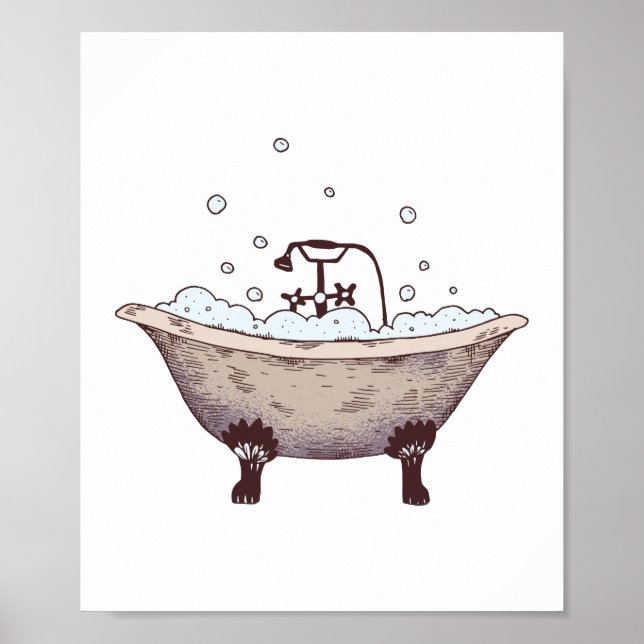 PÓSTER CLAWFOOT BATHTUB (Frente)