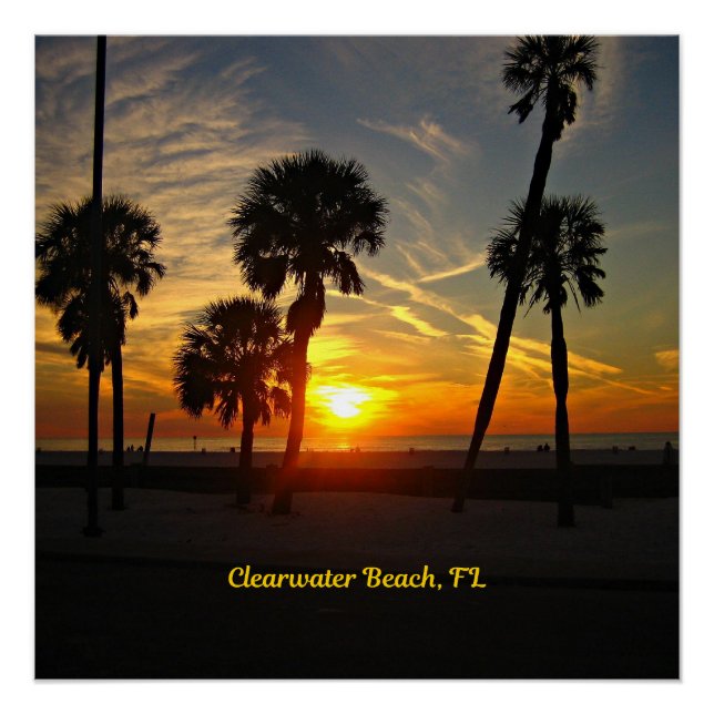 Póster Clearwater Beach, Florida (Anverso)