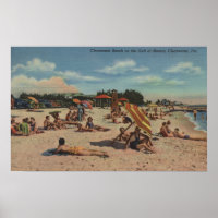 Clearwater, FL - Sunbathers on Clearwater Beach