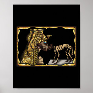 Póster Cleopatra Mummy Funny Halloween disfraces Hombres 