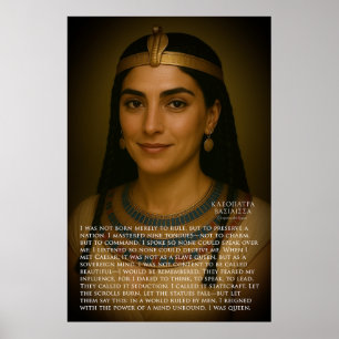 Póster CLEOPATRA PHILATOR - Reina de Egipto