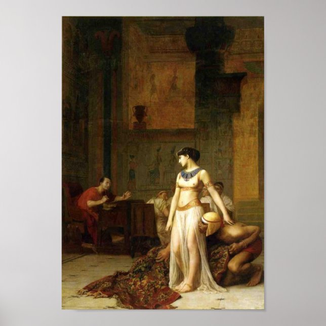 Póster Cleopatra y César (Frente)