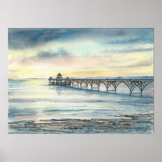 Póster Clevedon Pier (Frente)