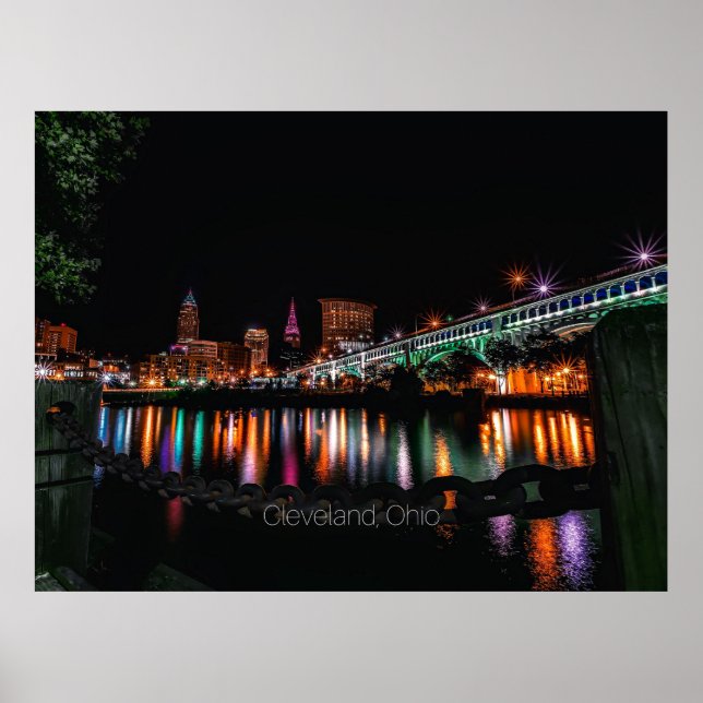 Póster Cleveland Ohio (Frente)