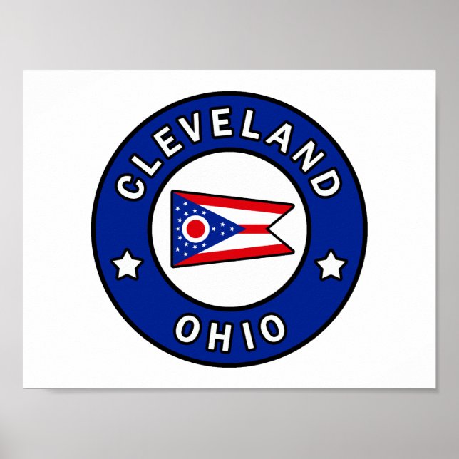 Póster Cleveland Ohio (Frente)