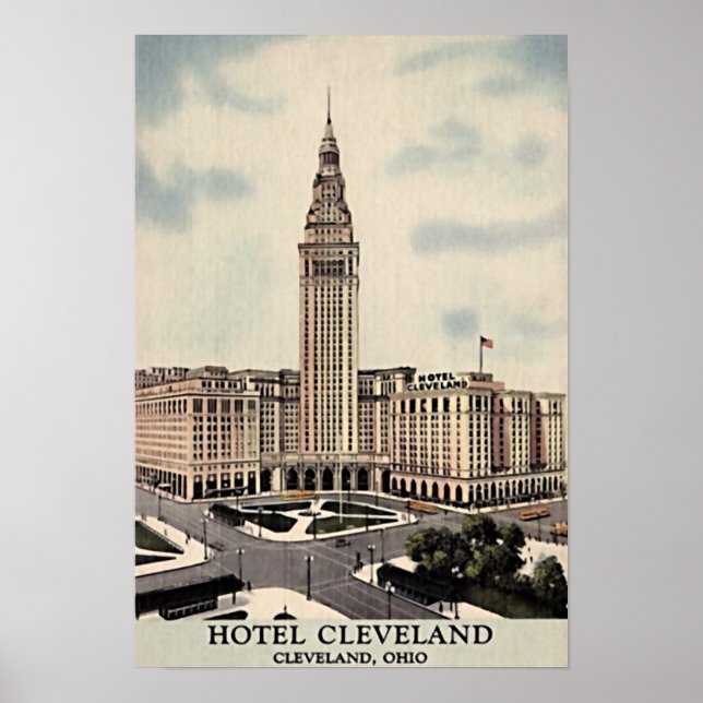 Póster Cleveland, Ohio (Frente)