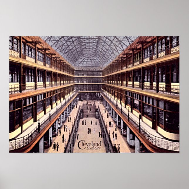 Póster Cleveland, Ohio (Frente)