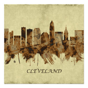Póster Cleveland Ohio City