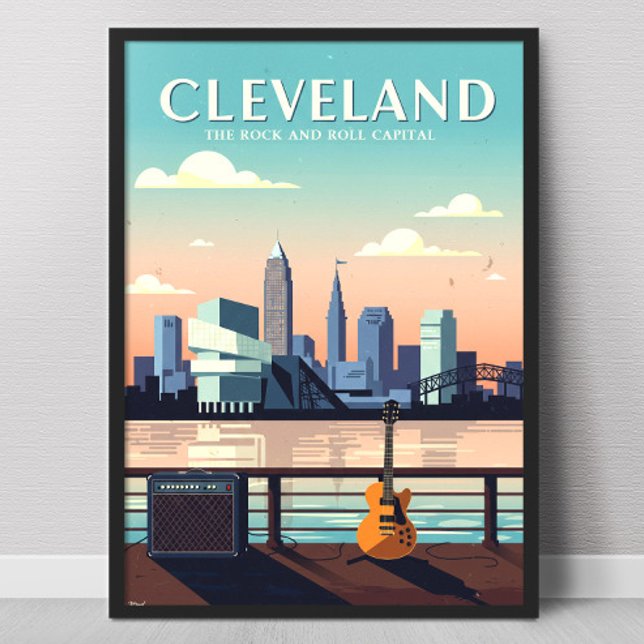 Póster Cleveland Ohio Vintage (Subido por el creador)