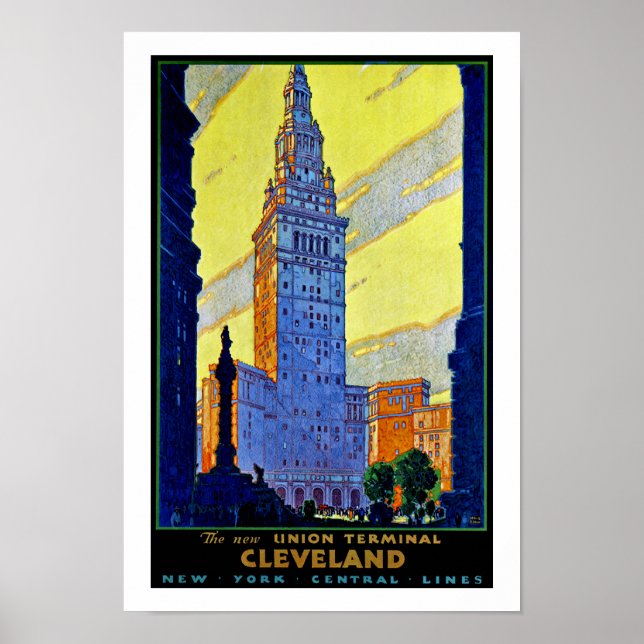Póster Cleveland ~ Union Terminal (Frente)