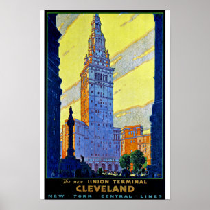 Póster Cleveland Union Terminal