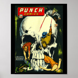 Póster Clic Monster Poster Horror Comic Book