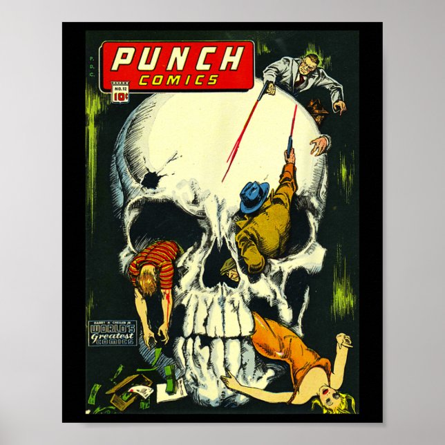 Póster Clic Monster Poster Horror Comic Book (Frente)