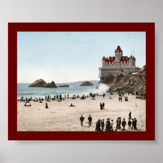 Póster Cliff House, San Francisco 1902