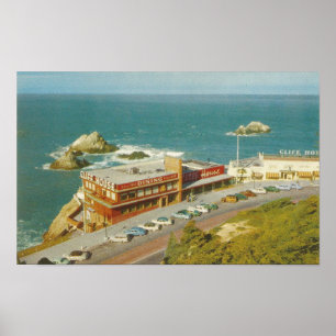 Póster Cliff House, San Francisco CALIFORNIA histórico