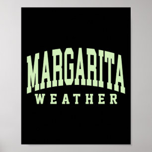 Póster Clima de Margarita Divertido Cinco De Mayo Margari