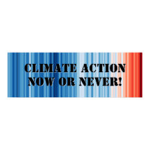 Climate Emergency Stripes Poster Science Wall Art