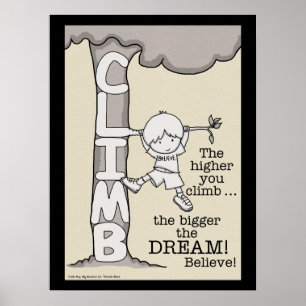 Póster Climb Higher