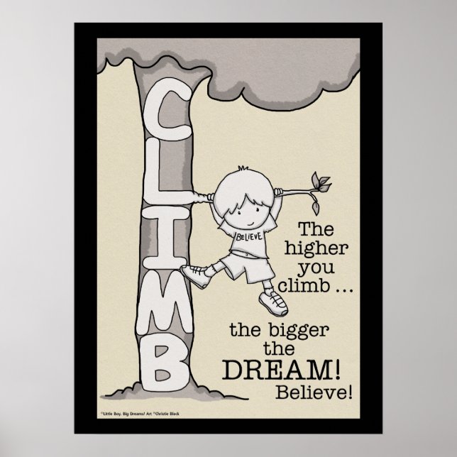 Póster Climb Higher (Frente)