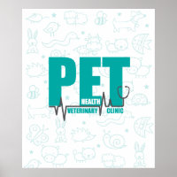 Clínica Veterinaria Promoción del Azul Moderno