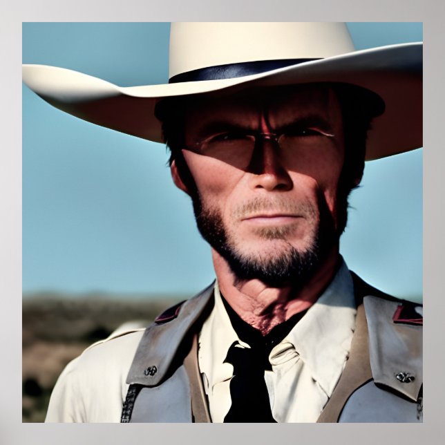Póster Clint Eastwood (Frente)