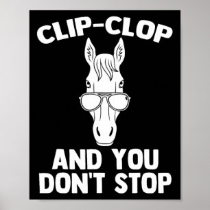 Póster Clip-clop &amp; No se detiene - Gracioso Ri de Cab