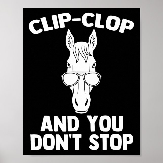Póster Clip-clop &amp; No se detiene - Gracioso Ri de Cab (Frente)