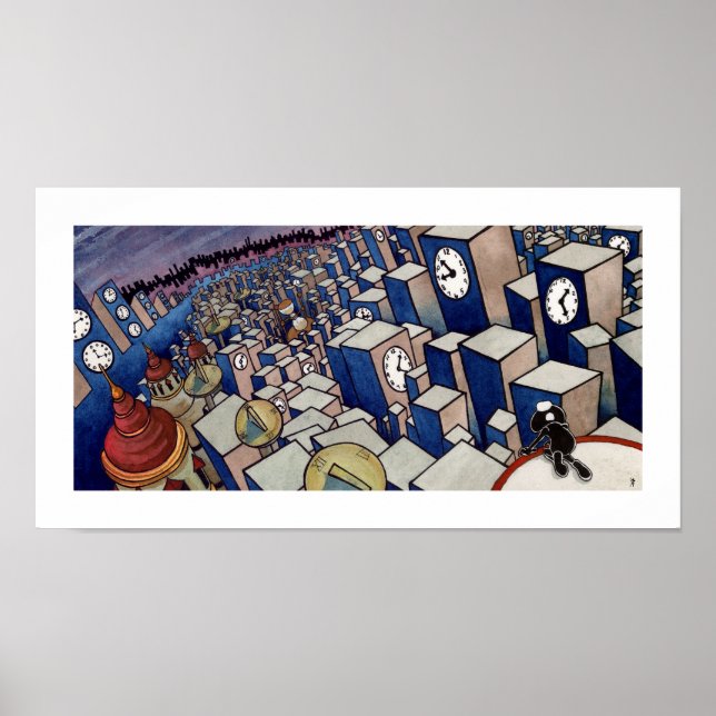 Póster Clockland #2 - Tierras del reloj - 17 x 9 (Frente)