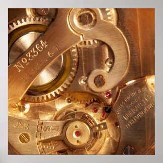 Póster Clockmaker - Suizo no ajustado