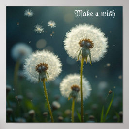 Póster Clocks de Dandelion hacen un deseo