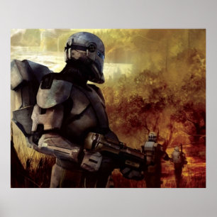 Póster Clone Commando Patrol