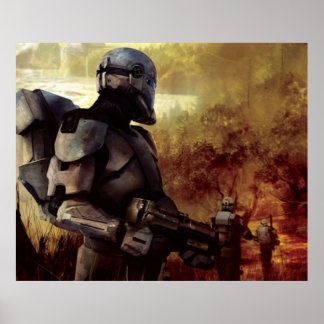 Póster Clone Commando Patrol