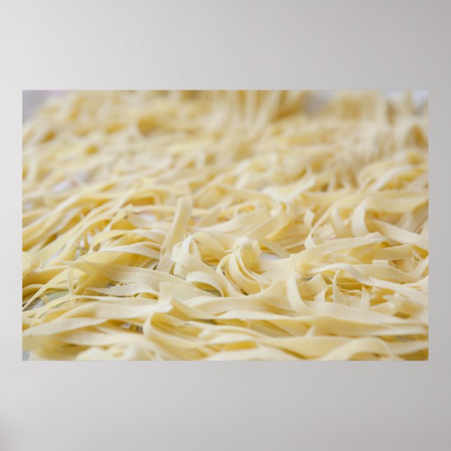 Póster Close up of pasta noodles (Frente)
