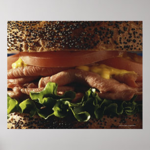 Póster Close-up of sandwich