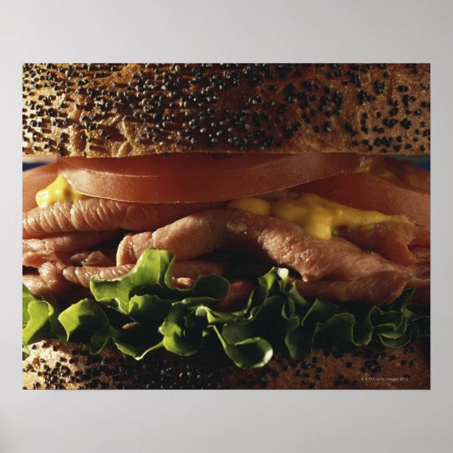 Póster Close-up of sandwich (Frente)