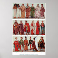 Clothes, Egyptian, Greek, Roman, Byzantine, etc.