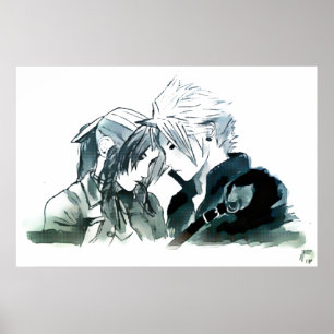 Póster Cloud and Aerith