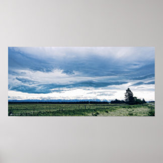 Póster Cloud Artistry South Island, Nueva Zelanda Print