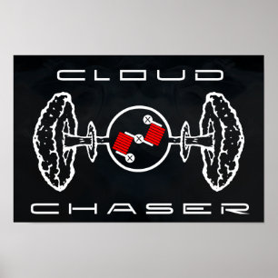 Póster Cloud Chaser Poster Black