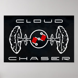 Póster Cloud Chaser Poster Black
